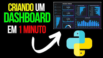 Eu CRIEI um dashboard em UM minuto com python