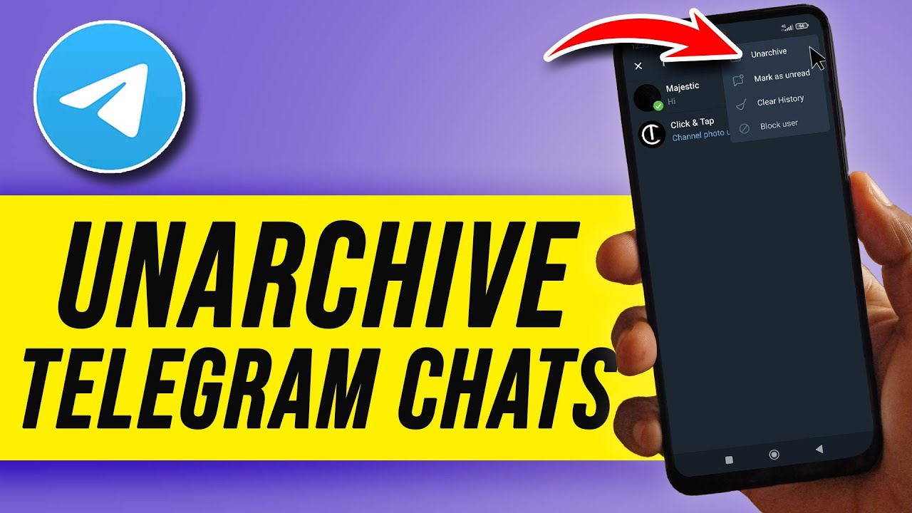 how-to-unarchive-chats-on-telegram-youtube