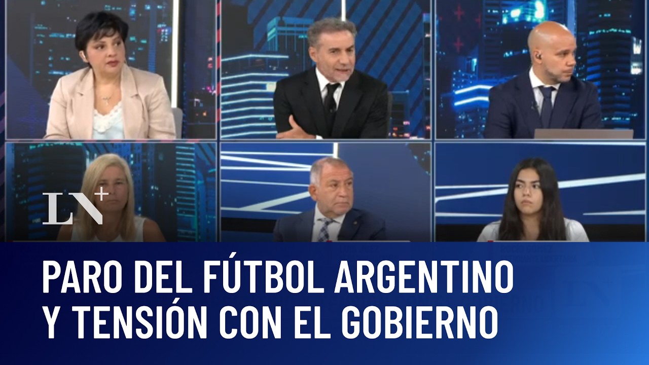 Presión de la AFA tras las denuncias: paro del fútbol argentino y tensión con el gobierno