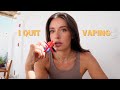 Weekly Vlog - I quit vaping