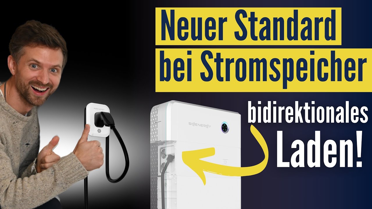 Stromspeicher für Photovoltaik mit bidirektionalem Laden: Was kann der Sigenstor? – auf YouTube ansehen