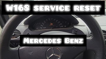 Mercedes A-Class W168 How to reset service indicator  | Quick Guide
