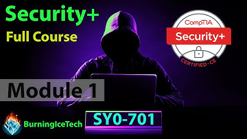 CompTIA Security+ Full Course for Beginners - Module 1 - Fundamental Security Concepts