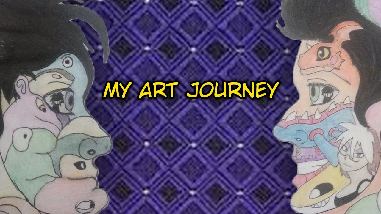 My art journey (2020-2021) - YouTube