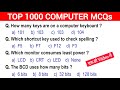 Top 1000 computer fundamental mcq       for all competitive exams