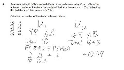 SOA Exam P Question 4