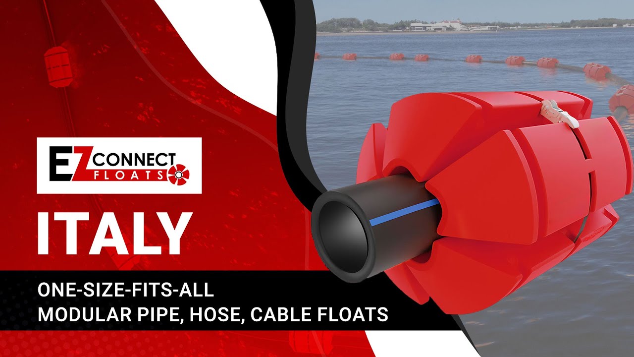 EZ Connect Floats Modular One-Size-Fits-All Pipe and Hose Floats ...
