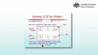 Clausius Clapeyron Equation