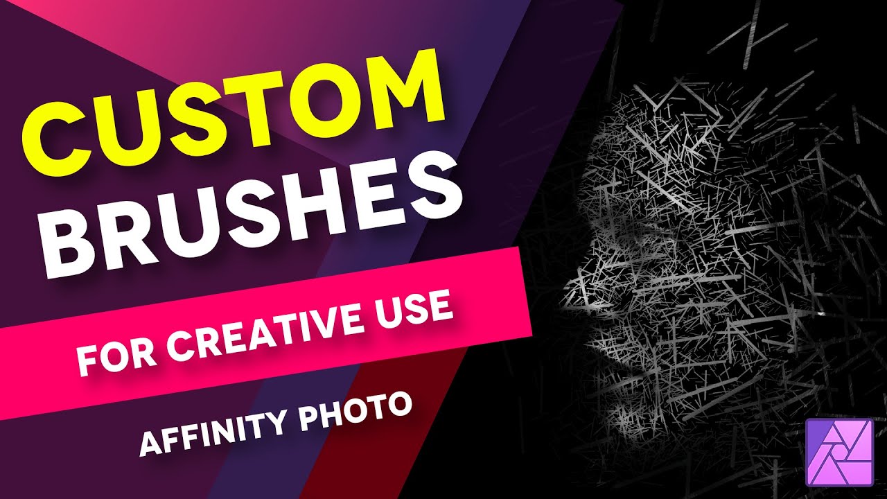 How to create CUSTOM BRUSHES and use them creatively with Affinity Photo