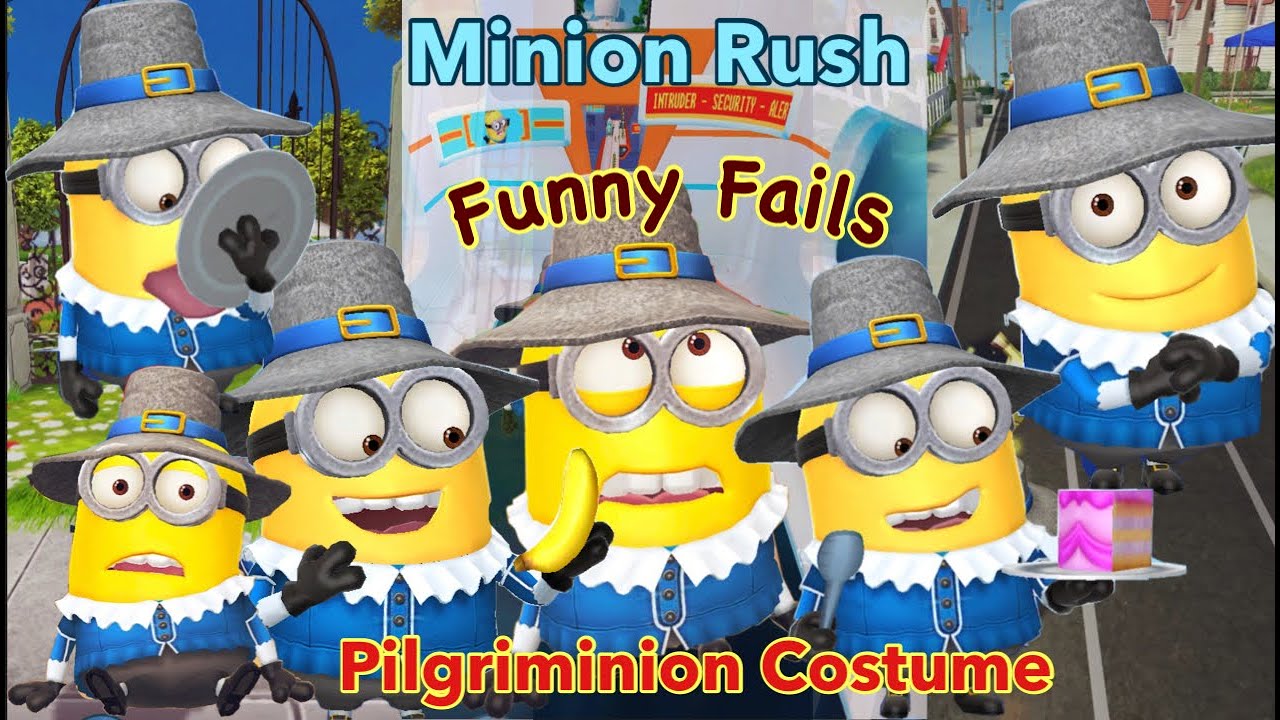 Minion Rush Funny Fails With Pilgriminion Minion Rush Funny Moments Minion Rush Funny Video