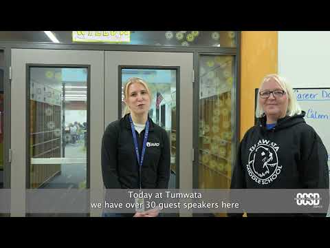 Hot Minute in District 62: Career Day at Tumwata Middle School