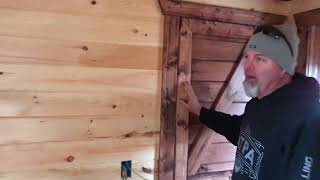 Amish log cabins in larue Ohio 14x48 1.5 story