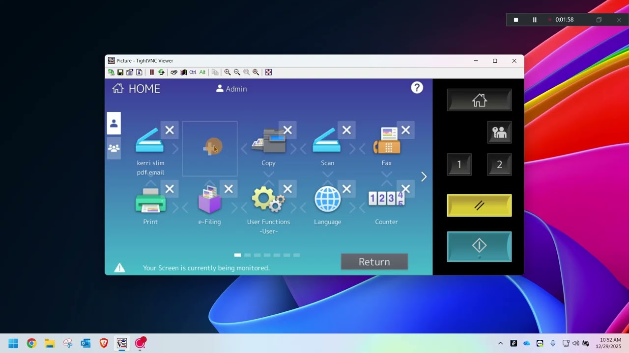 How to create a one touch slim pdf preset for multi page reduced file size scanning on Toshiba MFP