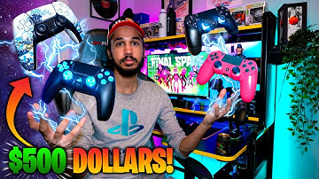 MY $500 MODDED DUALSENSE & DUALSHOCK CONTROLLERS!