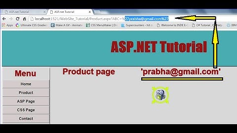 C# Tutorial for Query String in ASP.net Step by Steps