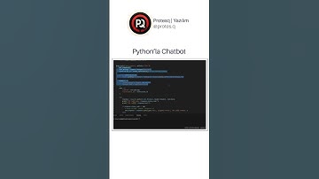 CHATBOT#py #python #kod #kodlama #programlama #yazılım #bilişim #developer #software