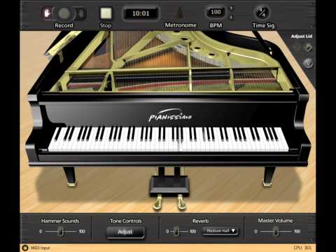 Acoustica Pianissimo - Brahms Rhapsody Demo