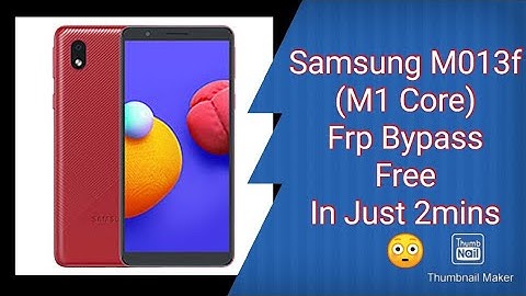 Samsung M013F (M01 Core) Frp Bypass In 2 Minutes | Without Pc | Android 10 | Latest 2021