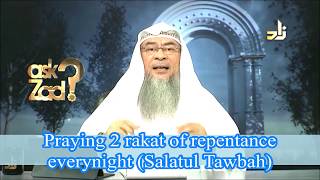 Salat ut Tawbah (prayer of forgiveness) for general sins or a particular sin?  Assim al hakeem