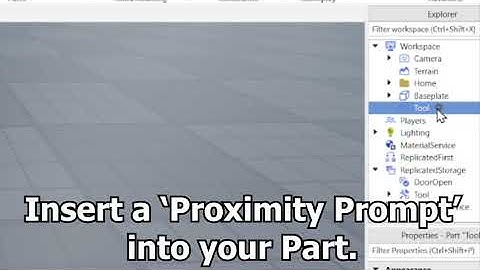 How To Make A Tool Pick Up System Using Proximity Prompts in ROBLOX Studio!