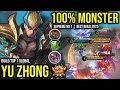 SUPREME NO.1 | YU ZHONG BEST BUILD 2025 | BUILD TOP 1 GLOBAL YU ZHONG GAMEPLAY | MOBILE LEGENDS✓