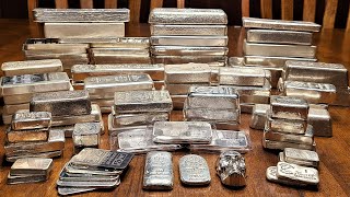 Full 1200oz Silver Bar Stack - December 2022