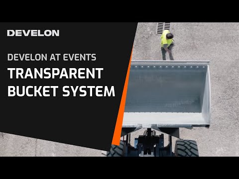 DEVELON at Events: Transparent Bucket System