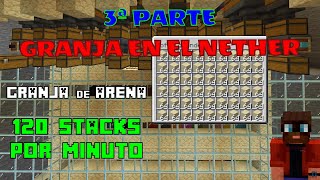 GRANJA MASIVA DE BLOQUES DE GRAVEDAD EN MINECRAFT BEDROCK SURVIVAL (3ª PARTE)