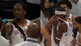 Jalen Williams stretchered off after gruesome injury vs Clippers has SGA emotional