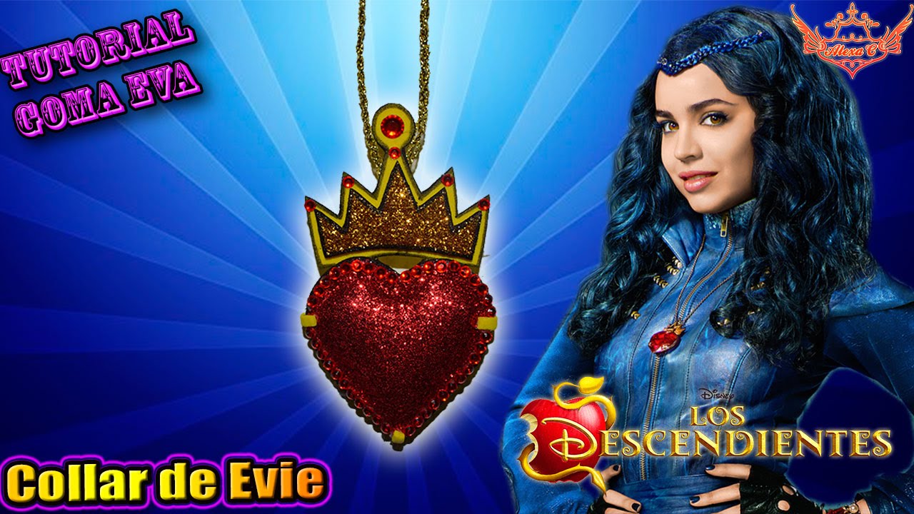 ♥ Tutorial: Collar de Evie de Los Descendientes de Eva (Foamy) ♥ YouTube