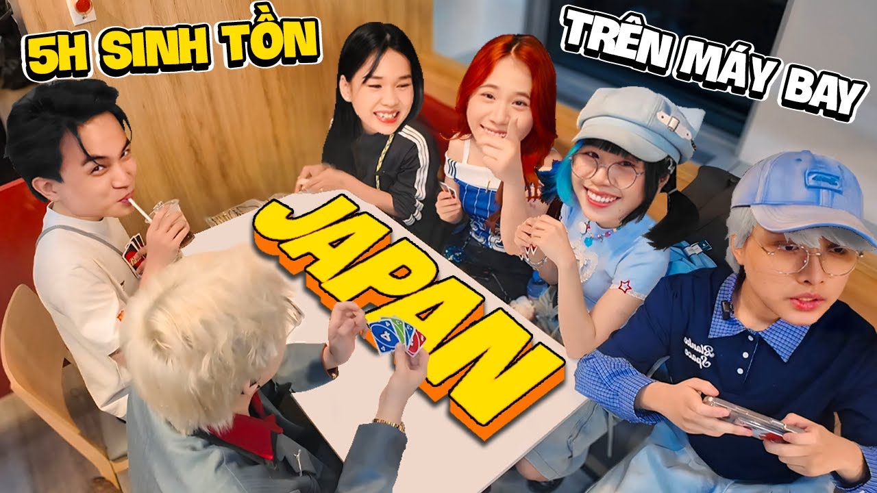 Tui Đã Sinh Tồn Trên Máy Bay 5 Tiếng Cùng Phong Cận Và Kairon Qua Nhật Bản ! Siro Vlog