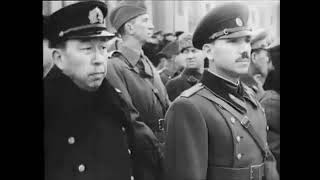 Уссурийцы на параде в Куйбышеве 7 ноября 1941 года