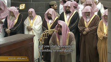 سورة الصافات من تراويح رمضان 1438 بأصوات الشيخين عبدالله الجهني و ياسر الدوسري HD
