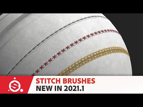 Substance Painter 2021.1 New Feature: Stitch Brushes | Adobe Substance 3D