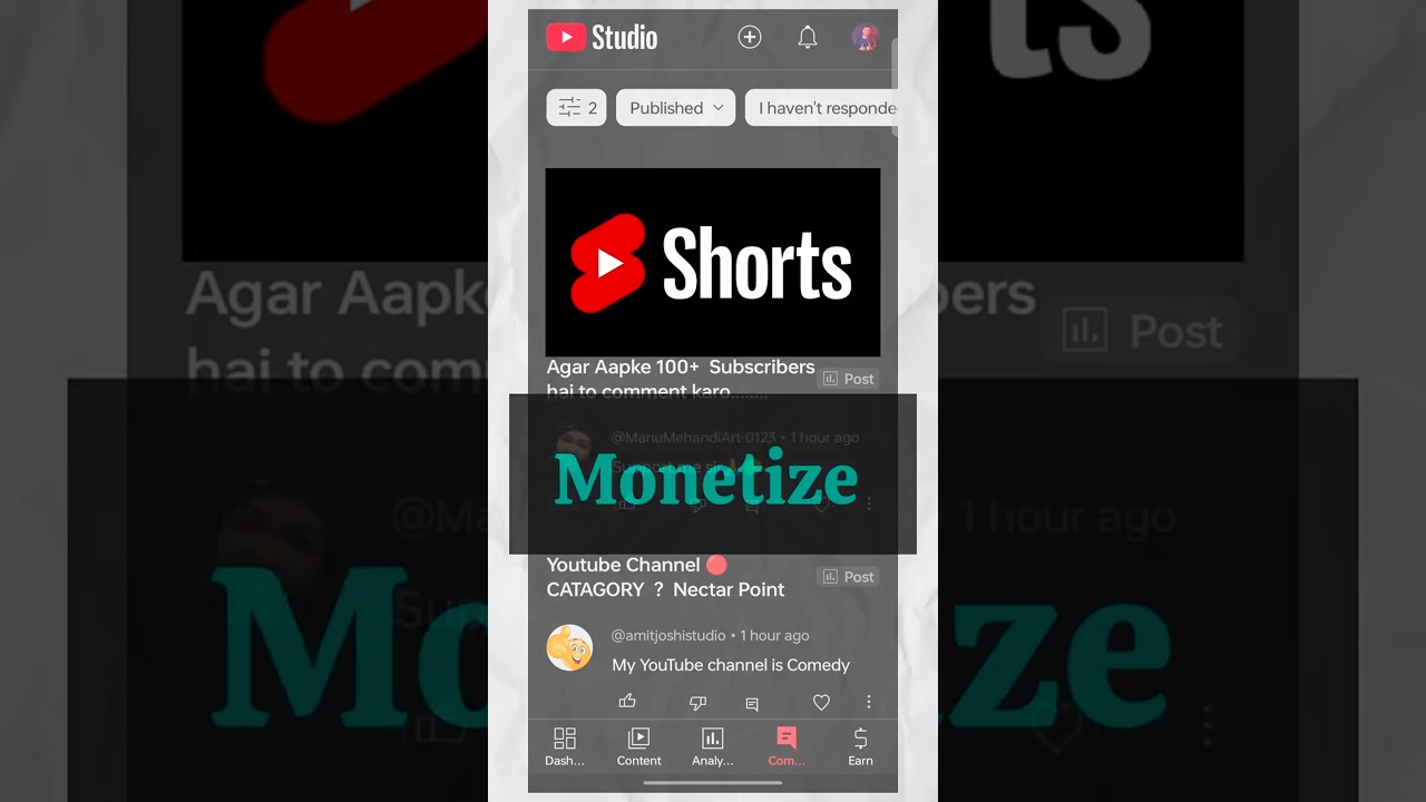 How to Monetize Shorts Video On Youtube | Youtube Shorts Monetization  | 