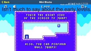 Mini blocks speedrun