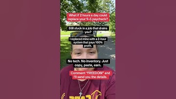 What if 2 hours a day could replace your full-time income? That’s exactly what happened when I found