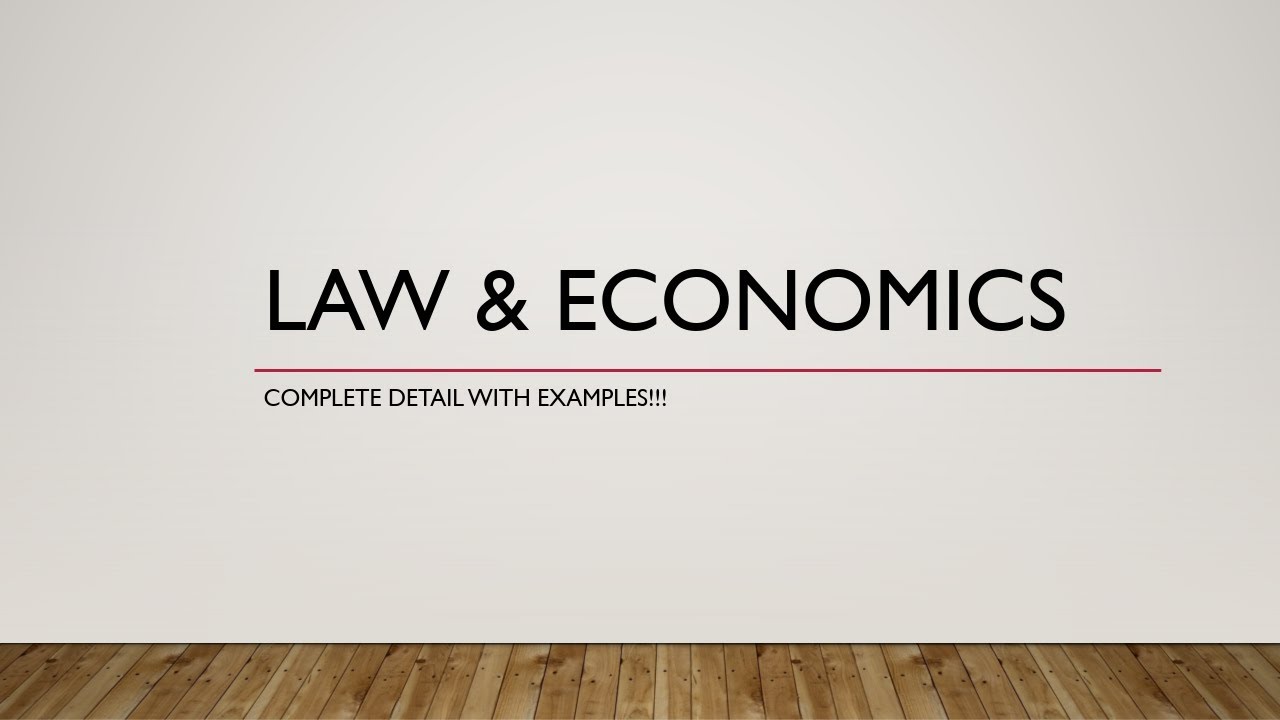 phd law and economics