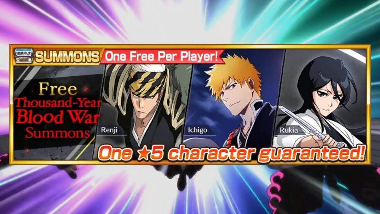 Free Thousand-Year Blood War Summons|Bleach Brave Souls
