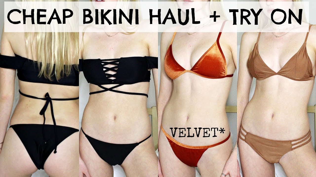 CHEAP & AFFORDABLE BIKINI HAUL + TRY ON / Kallie Kaiser YouTube