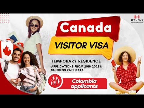Colombia applicants' TR Visitor Visa Applications and Success Rates for Canada Immigration