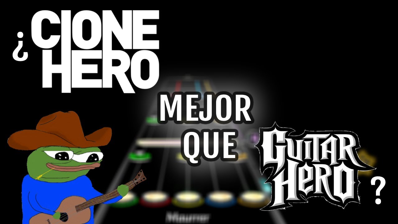 LA MEJOR GUITARRA DE GUITAR HERO (clone hero) CALIDAD - PRECIO