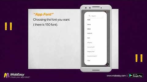 18  App Font   How to use Mobeasy   make money from apps without coding