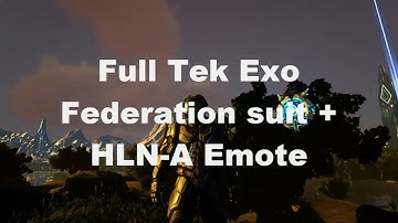 Ark Update | Full Tek Federation Exo suit Skin + HLNA Emote | Ark Genesis