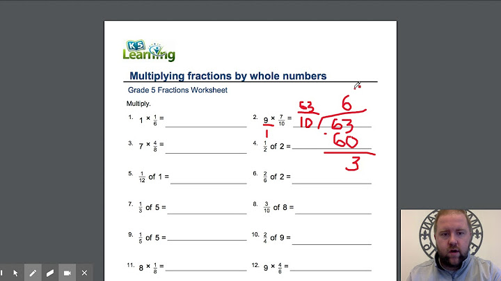 Multiplying fractions by whole numbers worksheets pdf