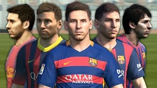 Messi From Pes 4 To Pes 2016