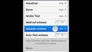 Siri alles vorlesen lassen Lesehilfe Iphone Ipod Ipad iOS5