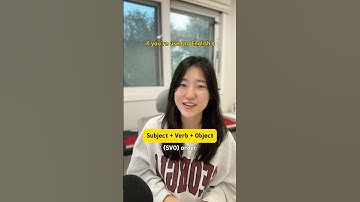 Basic Korean sentence structure, It is so easy🤔 #learnkorean