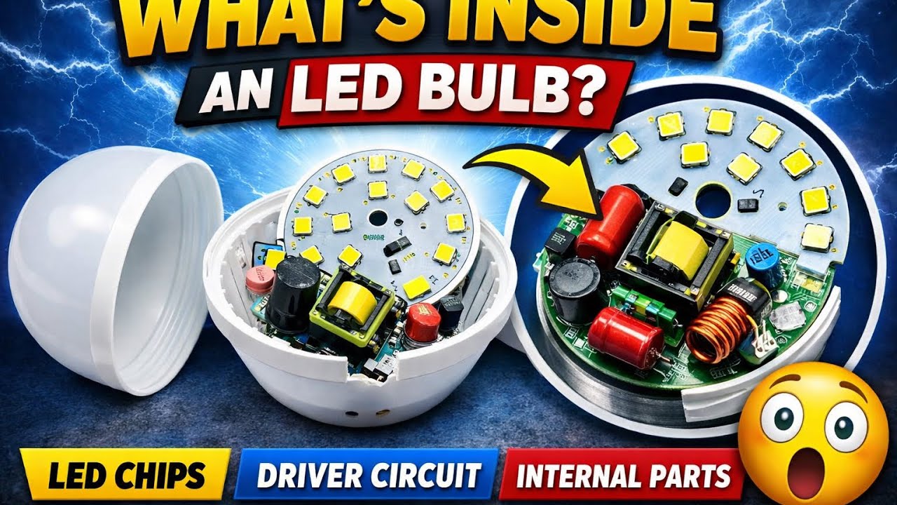 What’s Inside an LED Bulb? | LED Bulb Opening - YouTube