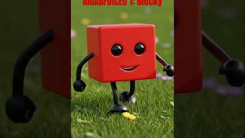 AI Generating A BFDI Character Everyday 1: Blocky#DreamScreenAI